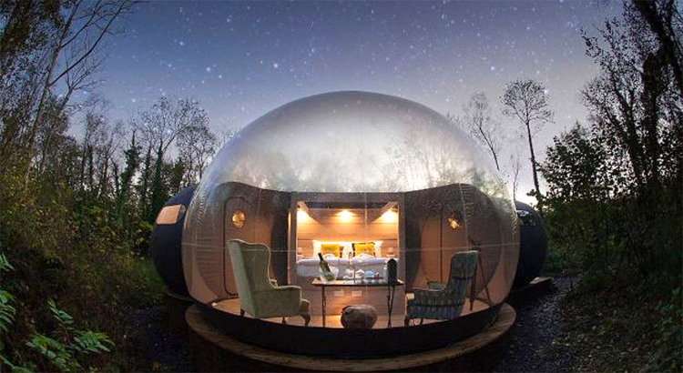 Irland Finn Lough Bubble Domes